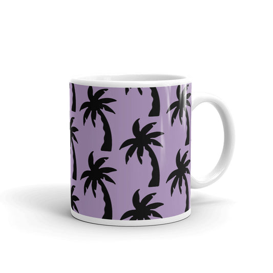 purple palm Mug