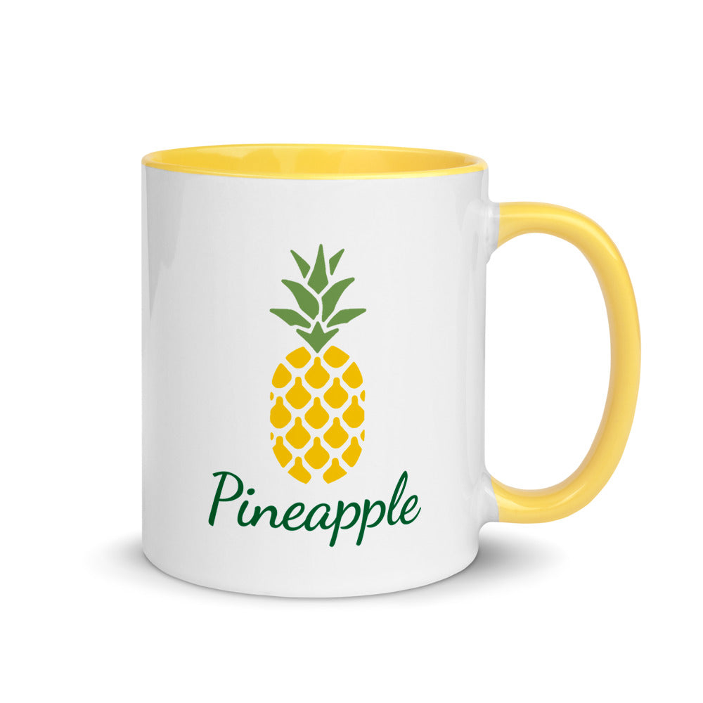 Pineapple Mug with Color Inside