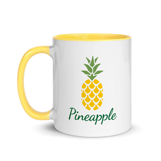 Pineapple Mug with Color Inside